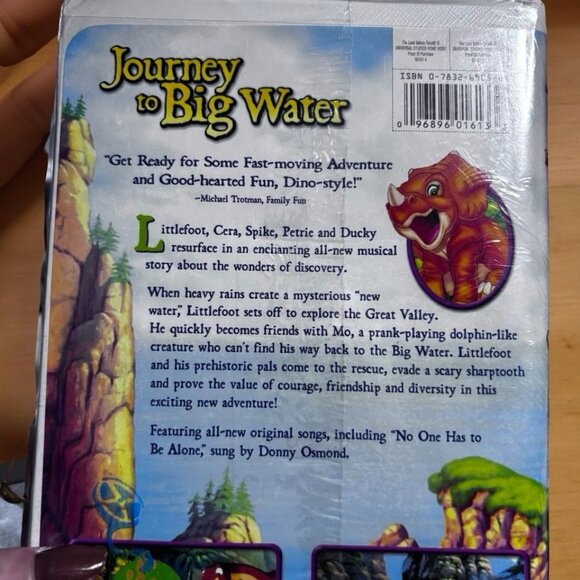 The Land Before Time Journey To Big Water VHS New Sealed Rare Vintage Animated C - Picture 4 of 5
